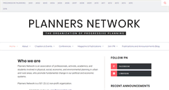 Desktop Screenshot of plannersnetwork.org